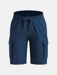 Kraťasy Under Armour Vibe Woven Cargo Short Jr Blue