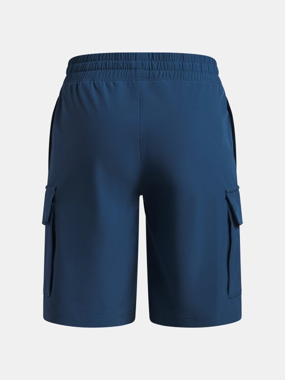 Kraťasy Under Armour Vibe Woven Cargo Short Jr Blue