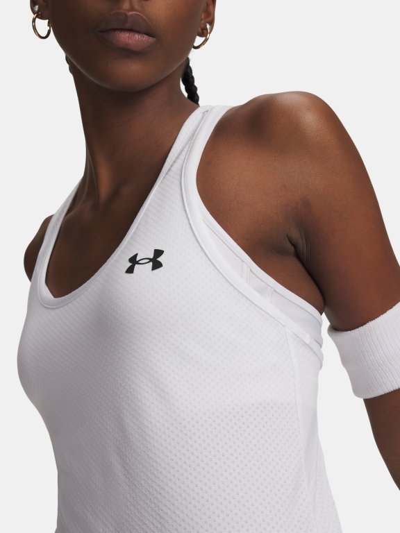 Under Armour Tech Mesh Racer Tank Wmn white