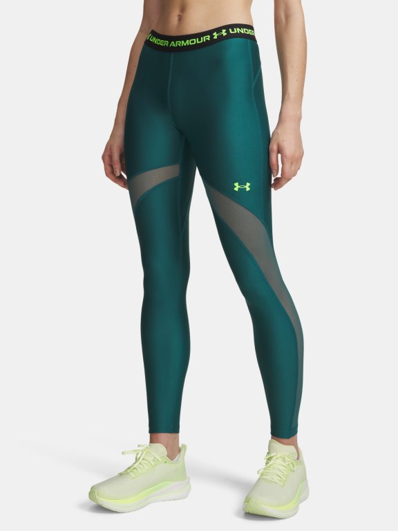 Легінси Under Armour HeatGear Mesh Leggings Wmn gray green