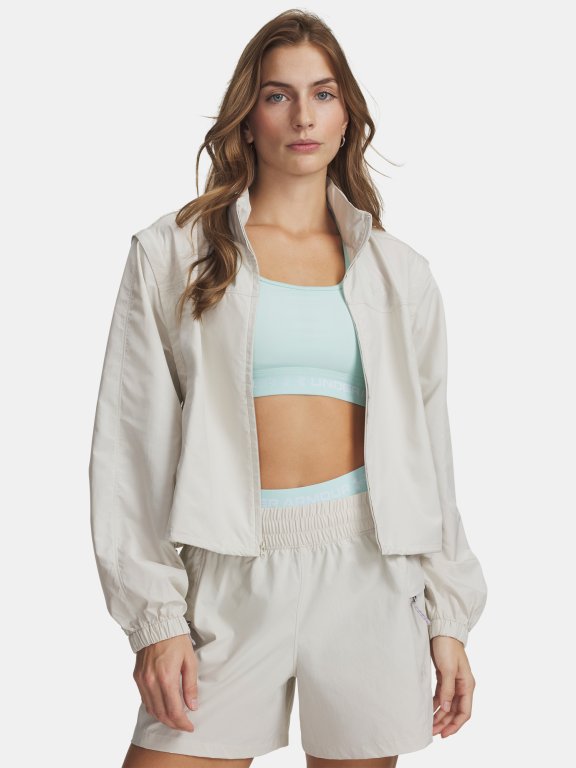 Bunda Under Armour Explor Hike UPF Jacket Wmn White