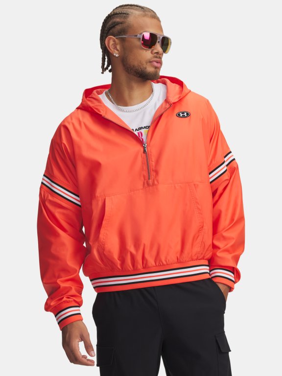 Bunda Under Armour Icon SW Woven Jkt Man Red