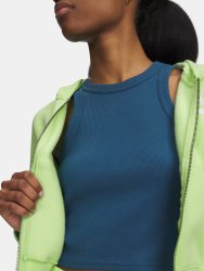 Толстовка Under Armour Icon Fleece Nov FZ Wmn gray green