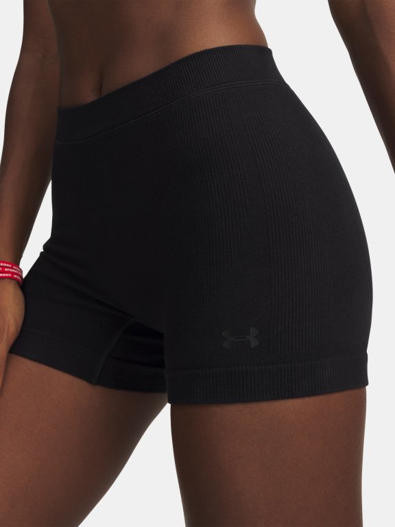 Under Armour Безшовні бавовняні шорти жіночі black