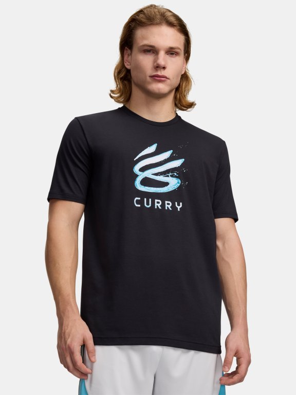 Футболка Under Armour Curry Splash Wdmrk Tee Man black