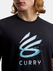 Футболка Under Armour Curry Splash Wdmrk Tee Man black