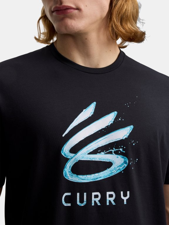 Футболка Under Armour Curry Splash Wdmrk Tee Man black