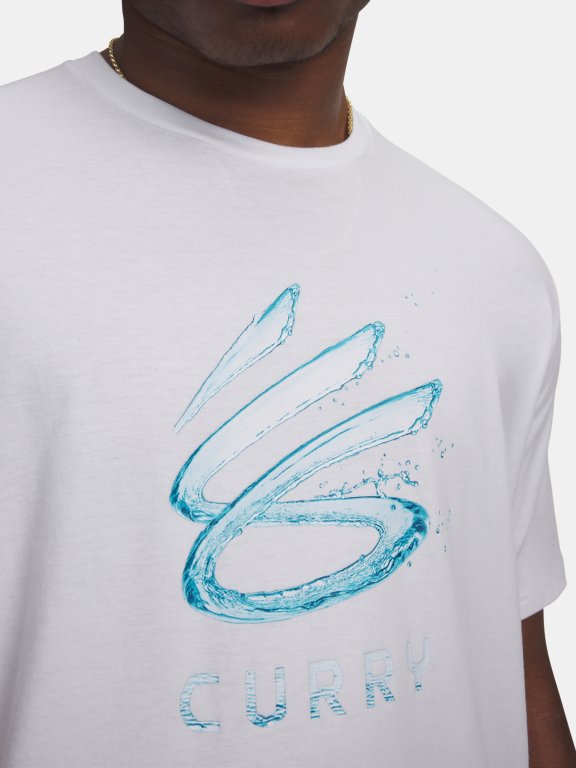 Футболка Under Armour Curry Splash Wdmrk Tee Man white