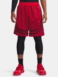 Kraťasy Under Armour Hoops Sig Short Man Red