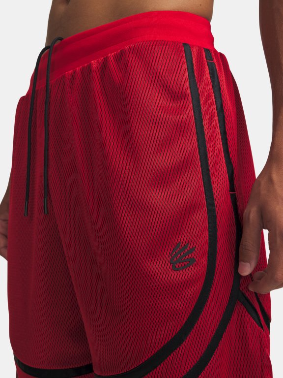 Kraťasy Under Armour Hoops Sig Short Man Red