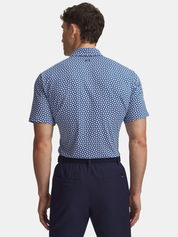 Футболка Under Armour T2G з принтом поло Man Blue