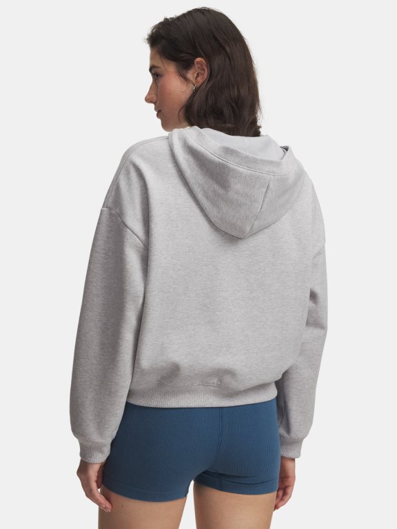 Толстовка Under Armour Icon Fleece HZ Hoodie Wmn green/grey