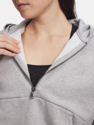 Толстовка Under Armour Icon Fleece HZ Hoodie Wmn green/grey