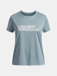 Футболка Under Armour Tech Twist Wdmk Logo SS Jr Blue