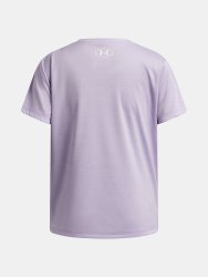 Футболка Under Armour Tech Twist Wdmk Logo SS Jr фіолетова