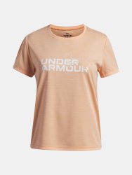 Футболка Under Armour Tech Twist Wdmk Logo SS Jr Orange