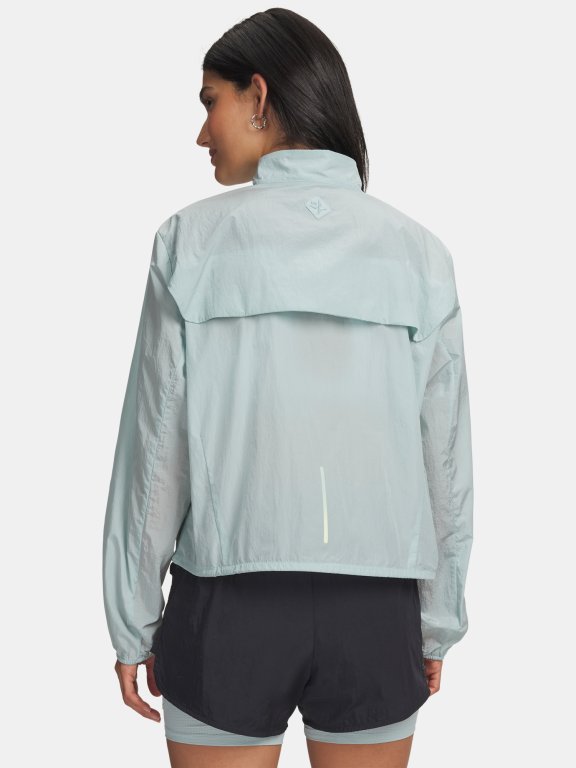 Куртка Under Armour Explore Trail Run Wind Jckt Wmn Blue Jacket