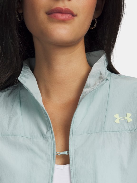 Куртка Under Armour Explore Trail Run Wind Jckt Wmn Blue Jacket