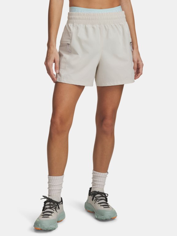 Kraťasy Under Armour Explor Hike Tech Short Wmn White