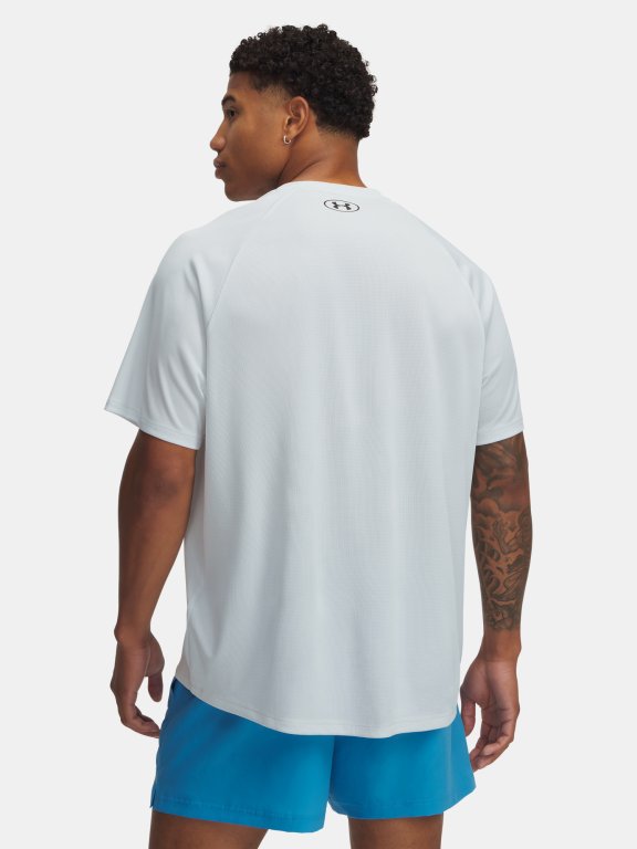 Футболка Under Armour Tech Textured SS Man green/grey
