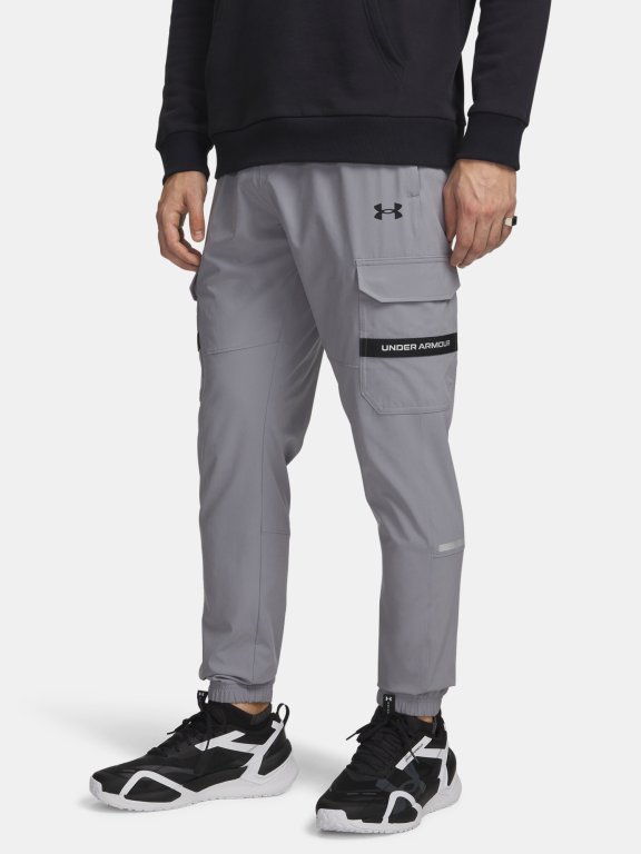 Штани Under Armour Tech Utility Woven Pant Чоловічі зелено-сірі