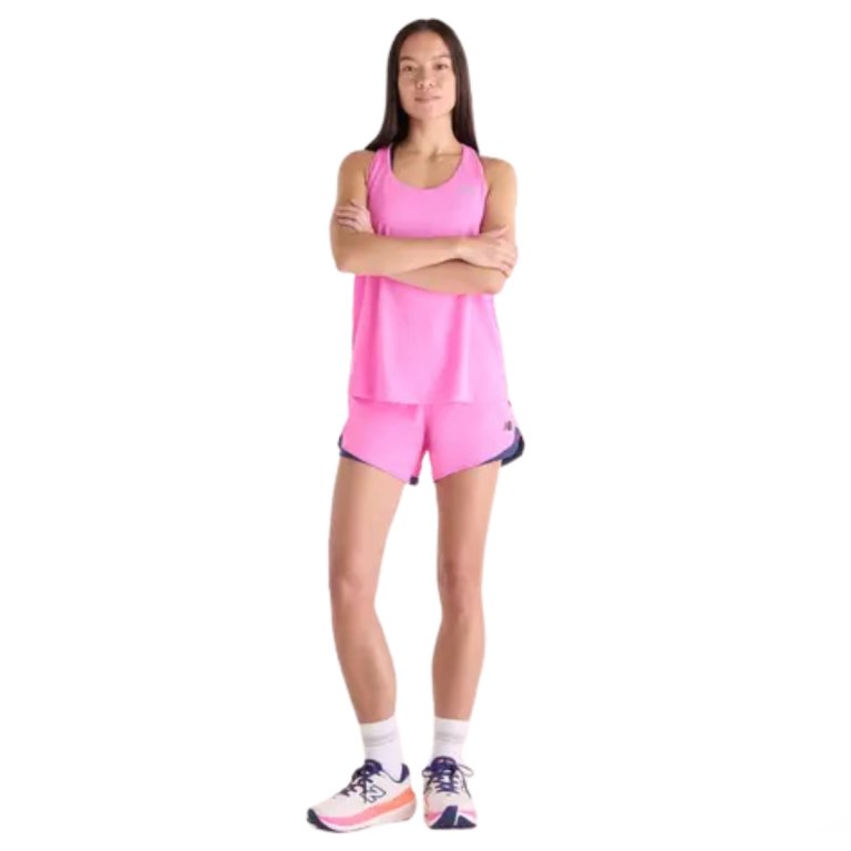 New Balance Athletics Tank W - рожева