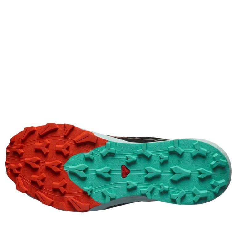 Obuv Salomon Thundercross M - čierna/červená/modrá - testovacia