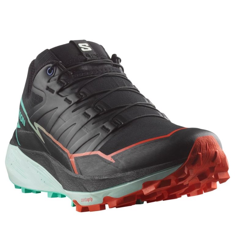 Obuv Salomon Thundercross M - čierna/červená/modrá - testovacia