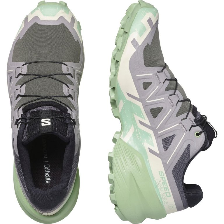 Obuv Salomon Speedcross 6 W - castlerock/vanilla ice/smoke - testovacia