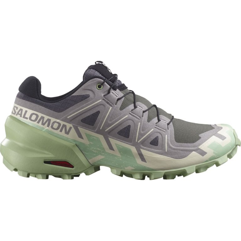 Obuv Salomon Speedcross 6 W - castlerock/vanilla ice/smoke - testovacia