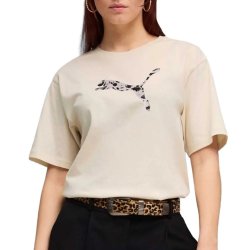 Футболка Puma ESS Graphic Animal Relaxed Tee W - бежева