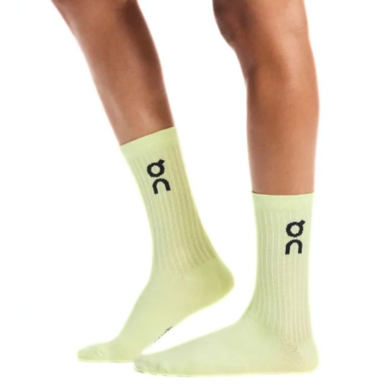 On Logo Sock High 3P - зелено/бежеве