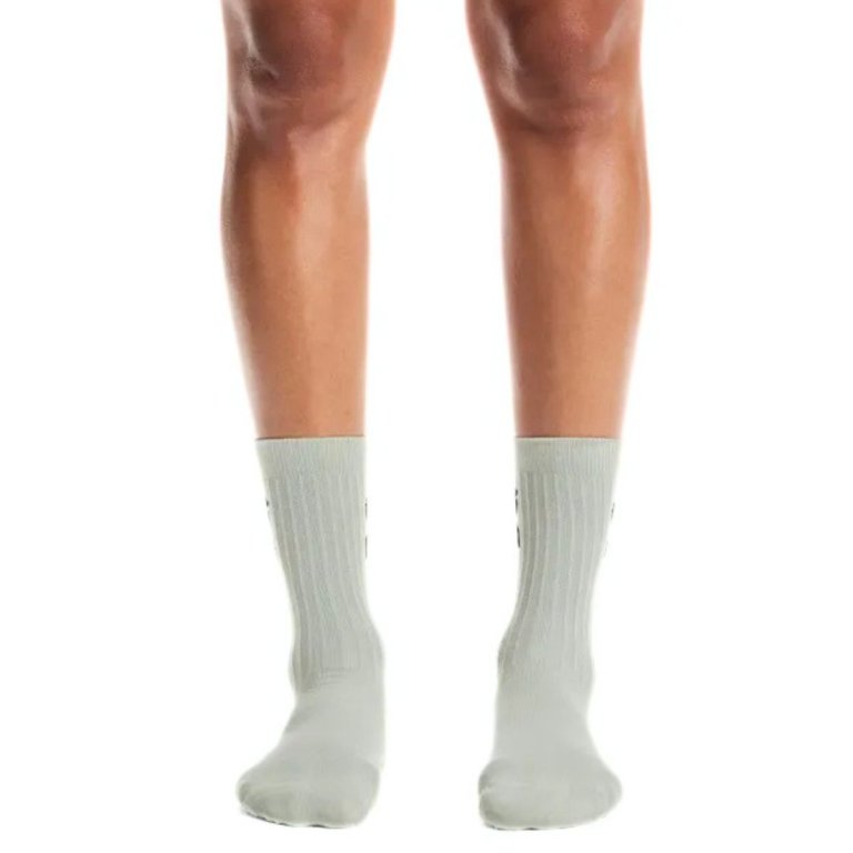 On Logo Sock High 3P - зелено/бежеве