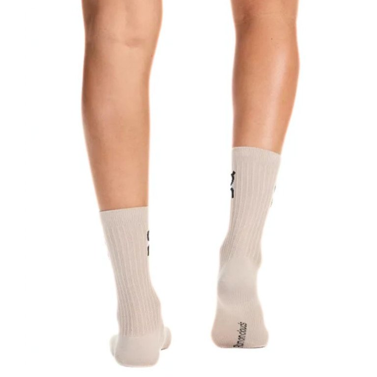 On Logo Sock High 3P - зелено/бежеве