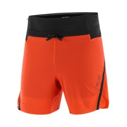 Salomon S/LAB Speed 2IN1 Short M - червоний
