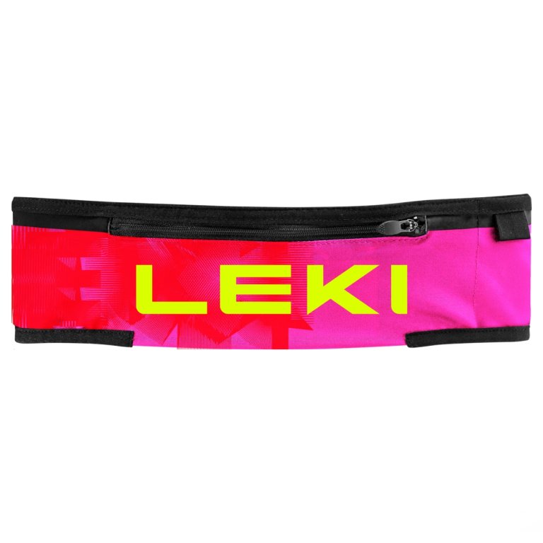 Opasek na hole Leki Trail Running Pole Belt (M-L) - růžová