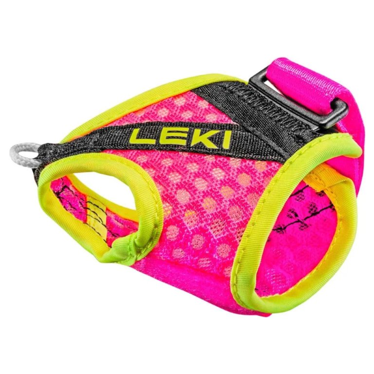Leki Shark Frame Strap Mesh M-L-XL - ružová/žltá