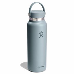 Пляшка Hydro Flask 40 унцій (1183 мл) з широкою гнучкою кришкою - сіра