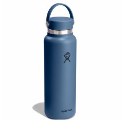 Пляшка Hydro Flask 40 унцій (1183 мл) з широкою гнучкою кришкою - синя