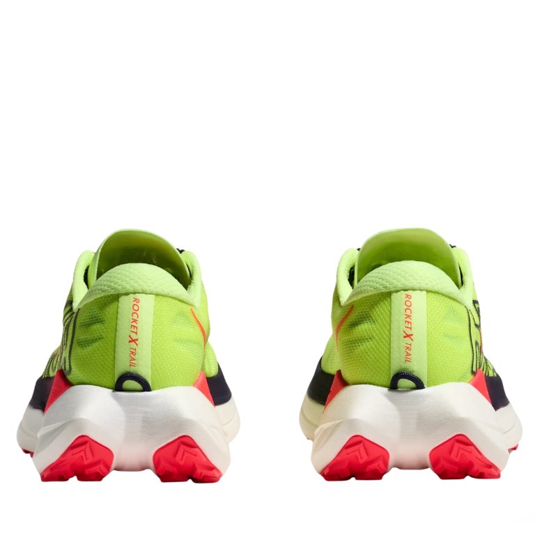 Кросівки Hoka Rocket X Trail W - зелено/червоні