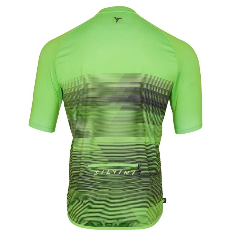 Cyklistický dres Silvini Turano MD1645 M - zelený/čierny