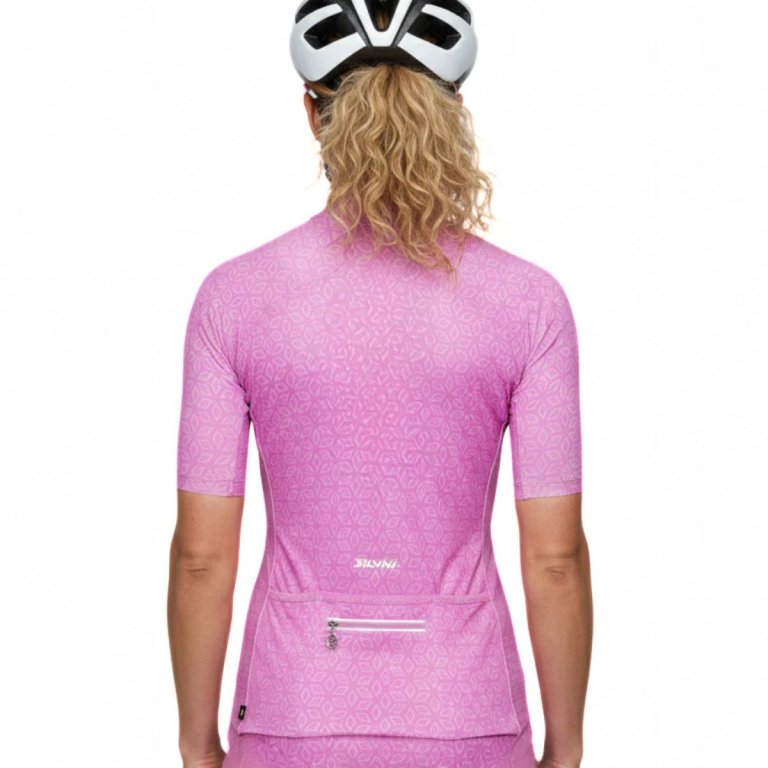 Cyklistický dres Silvini Catirina WD1621 W - ružový