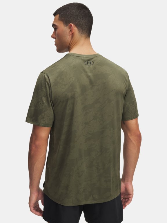 Футболка Under Armour Tech Vent Jcqrd SS Man gray green