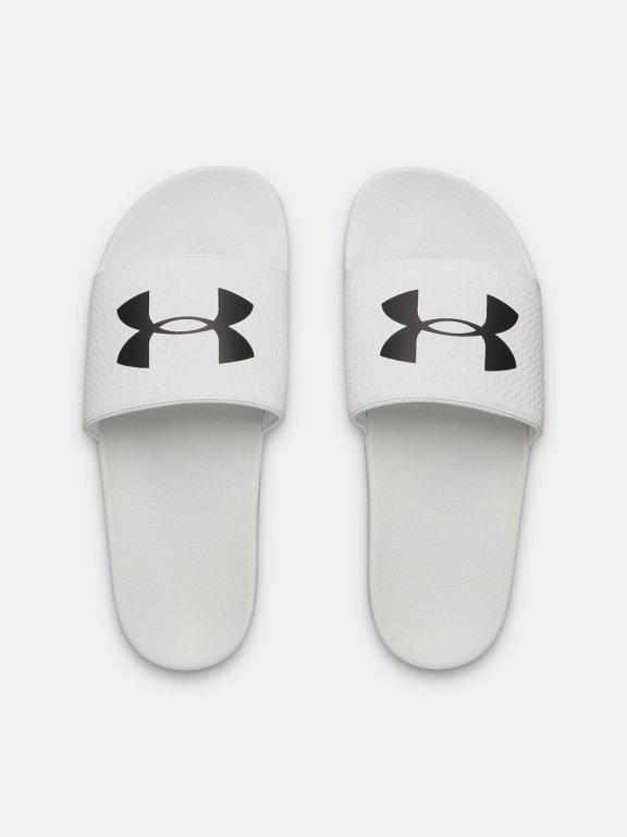 White Under Armour ARMR Slide Man Slippers