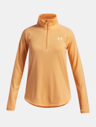 Світшот Under Armour Tech Wordmark HZ Jr помаранчевий