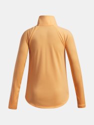 Світшот Under Armour Tech Wordmark HZ Jr помаранчевий