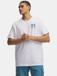 Футболка Under Armour BLUR LOGO SS Man white