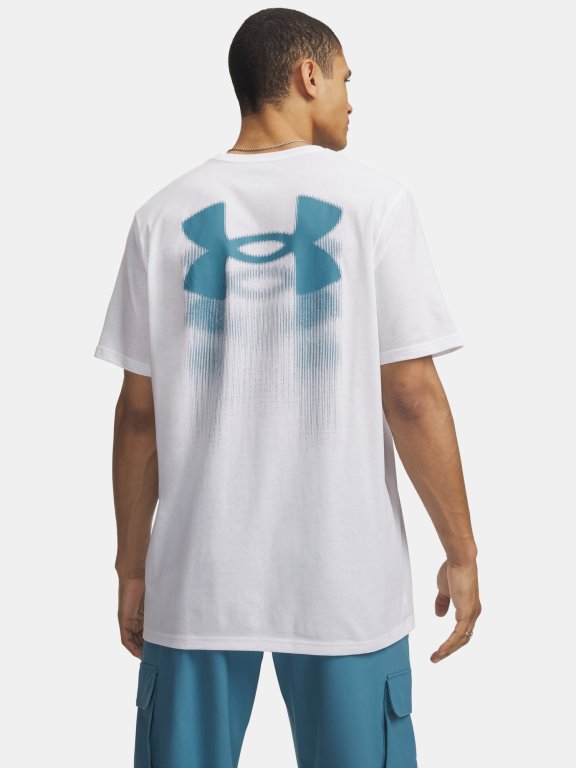 Футболка Under Armour BLUR LOGO SS Man white