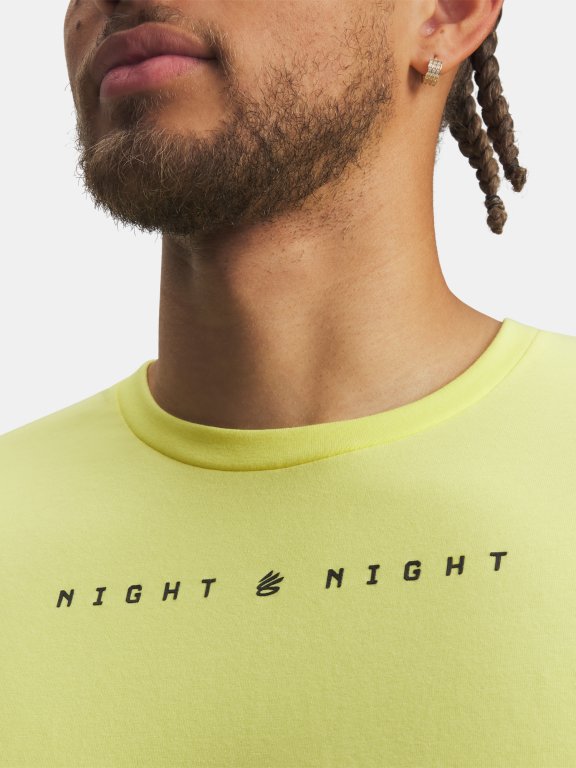 Нічна футболка Under Armour Curry Night Чоловіча жовта