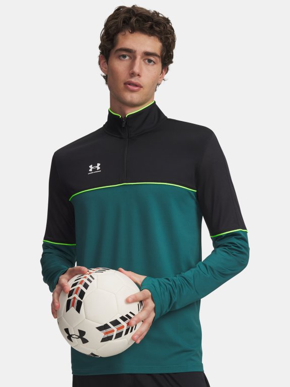 Толстовка Under Armour Challenger Training QZ Man gray green